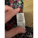 LuLaRoe Irma Size XS Dark Floral Print Hi- Low Top Stretch Colorful Loungewear Photo 7