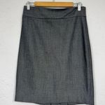 Vivienne Tam  Grey Pencil Skirt Womens 4 Preppy Classic Modest Dark Academia Photo 0