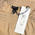 River Island  London Womens 6 Beige Pull on Trouser Pants Menswear Office Preppy Photo 6