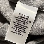 kim rogers  size large pullover cowl neck athletic leisure light grey soft thin Photo 5