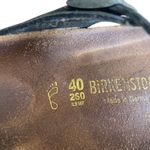 Birkenstock  Black GIZEH Leather Thong Sandals Size 40 US 9/9.5 Photo 5