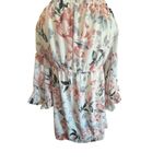 Indulge  FLORAL OFF SHOULDER BLOUSEN LINED PLUS SIZE WOMENS 3X Photo 1