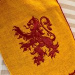 Gryffindor Embroidered Knit Scarf Making of Harry Potter Warner Bros Studio Tour Red Photo 10