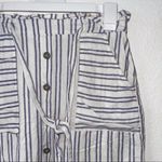 potter's pot Blue and White Striped Lightweight Mini Skirt Photo 1