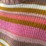Aerie  Tan & Pink Striped Turtleneck Sweater NEW Photo 10