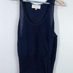 Michelle Mason  women’s size large twisted ribbed cotton blend crepe tank top Photo 0