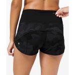 Lululemon  Speed Up Short High-Rise 2.5" Heritage 365 Camo Deep Coal Multi Black Photo 1