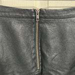 French Connection Black Faux Leather Pencil Mini Skirt Photo 3