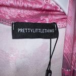 Pretty Little Thing  brand hot pink and white with dragon design mini dress nwt Photo 5