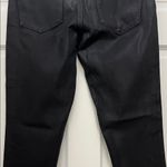 Elie Tahari  Black Waxed Coat Azella Low Rise Skinny Leg Jeans - Size 6 Photo 12