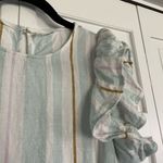 A New Day  striped ruffled sleeve shirt dress size small Photo 6