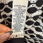 Max Studio  Knit Tank Dress Black White Geometric Print A-Line Sleeveless Medium Photo 7