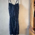 B Darlin Elegant B. Darlin Black Sequin Dress Photo 2