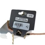 EXPRESS  Gold and Pink Fan Pendant Necklace Photo 3