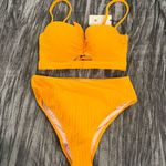 Shade & Shore Vibrant Orange Bikini Set Top 36B Bottom S by Shade Shore Photo 0