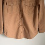 Joie  Camel Oversized Shirt Shacket Jacket Photo 3