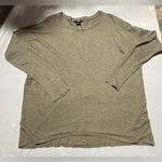 H&M Women’s  Medium Longsleeve Top Shirt Sparkly Olive Green Photo 0