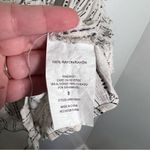 Altar'd State Altar’d State Button Down Tank Top Ruffles White Black Photo 8