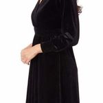 Briggs New York Briggs NWT Long Sleeve Black Velvet Dress Photo 1