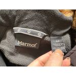 Marmot  Black Zip-Up Soft Shell Jacket Faux Fur Hood Size Small Photo 3