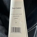 Juicy Couture Bling Logo Long Sleeve Polyester Hooded Dress Size 3X Black Photo 8