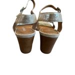 Trask Silver Metallic Sandals Heels Bead Detail Ankle Strap Size 9.5 NWOB NEW Photo 7