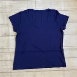 Peace Love World  Navy 'I Am Peace' V-neck Soft Tee T-shirt Photo 2