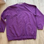 BLAIR BOUTIQUE VTG Tracksuit Sz XL Purple Floral Windbreaker Nylon Jacket Jogger Photo 10