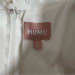 Show Me Your Mumu NEW NWOT  Stephanie Dress White 3D Floral Embroidery Photo 9