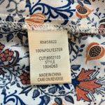 Max Studio  Prairie Dress‎ Floral Puff Sleeve Square Neck Smocked A-Line Large Photo 3