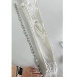 ZARA Jeans Women 4 White Raw Frayed Hem High Rise Skinny Denim Distressed Photo 6