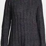 Madewell Donegal Rolled Mock Neck Ribbed Sweater Dress AF500 - Donegal Coal Photo 0