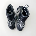 Rampage Women’s  Black Python Chunky‎ Heeled Moto Combat Boots Sz 7.5  90s Photo 5