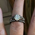 IP Dark & Light Brown Stainless Steel CZ Ring size 8 Photo 3