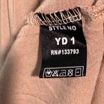 POL  Tan Backless Tiered Mini Dress with 3/4 Sleeves‎ Photo 6