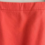 J.Crew J. By  Coral/Salmon Solid Pencil Skirt with Scalloped Hem, Size 4 Photo 7