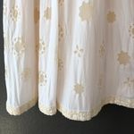 Anthropologie Ivory White Cotton Pearl Dress Photo 4