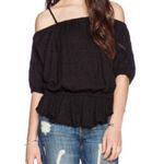 Free People Shades of Cool Top Black Size Small Photo 0