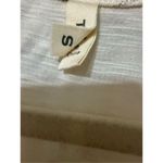 Anthropologie Tiny Gilded Acacia Henley Gold Velvet Size Small Ivory by  Photo 5