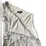 Tadashi Shoji  Silver Metallic One Shoulder Dress Photo 4