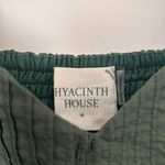 Tuckernuck Hyacinth House Sasha Mini Emerald Green Puff Sleeve Babydoll dress M Photo 6