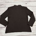 St. John Sport by Marie Gray Ribbed Mock Neck Sweater Brown 1/4 Zip Size Large Photo 2