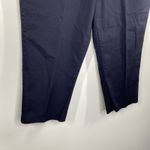 Lands' End Navy Blue Cotton Blend Cropped Pants Capri Women's Size 16 Petite 16P Photo 2