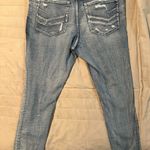 BKE  Blue Skinny Jeans with Faded Whiskering Photo 1