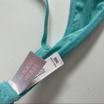 Victoria's Secret  Bra Underwire Sheer Sheer Mesh Ruffle Floral Seafoam Green Y2K Photo 8