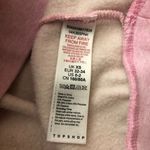 Topshop Womens Cropped Sweatshirt Puff Sleeve Crew Neck Pullover Pink Size 0-2 Photo 3