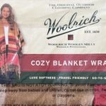 Woolrich  Cozy Blanket Wrap Justine Travel Friendly Luxe Softness OS, NWT $60 Photo 4