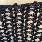 Ralph Lauren handmade crochet black rayon cropped top/shrug. Size OS. NWOT. Photo 4