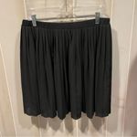 Max Studio Cute  black semi-sheer whimsigoth fairy pleated mini skirt elastic Photo 9