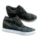 Blondo  Glenda Camo Waterproof Suede Wedge Sneakers Photo 0